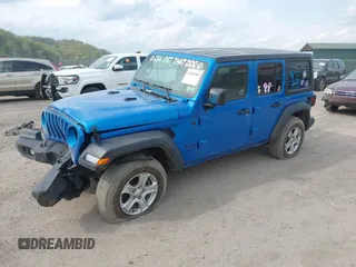 2023 Jeep Wrangler Sport with VIN 1C4HJXDG5PW530309, listed as a IAAI auction lot 42154961 with 29,846 mi miles and . Bid and sale history available at DreamBid. Image 18.