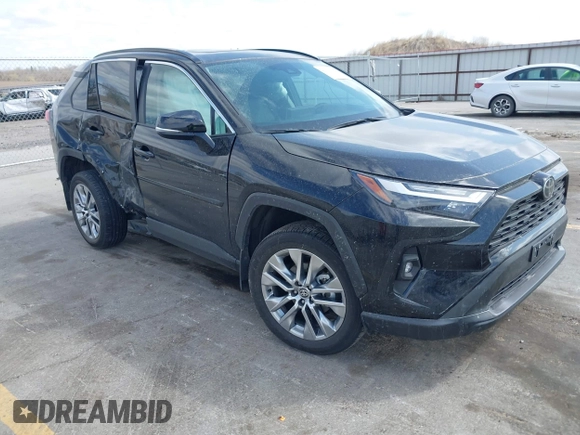 2024 Toyota RAV4 XLE Premium with VIN 2T3A1RFV8RC458744, listed as a IAAI auction lot 42031214 with 6,333 mi miles and . Bid and sale history available at DreamBid. Image 1.
