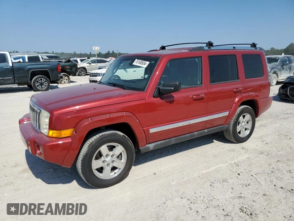 2006 Jeep Commander Limited with VIN 1J8HH58N56C314168, listed as a Copart auction lot 76108934 with 185,415 mi miles and Clean title. Bid and sale history available at DreamBid. Image 1.