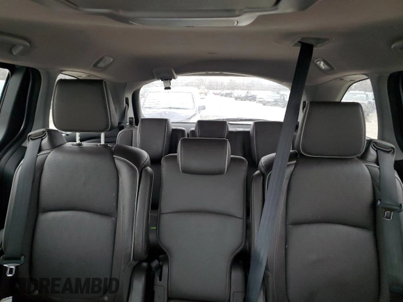 2024 Honda Odyssey Elite with VIN 5FNRL6H99RB036997, listed as a Copart auction lot 85780134 with 6,813 mi miles and Salvage Title. Bid and sale history available at carsss.com. Image 10.
