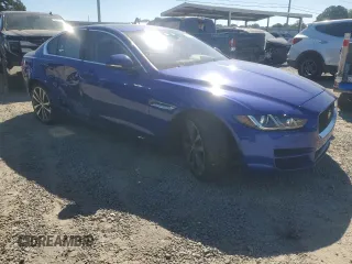 2019 Jaguar XE with VIN SAJAE4GX6KCP46973, listed as a Copart auction lot 76675914 with 42,419 mi miles and Salvage Title. Bid and sale history available at DreamBid. Image 4.