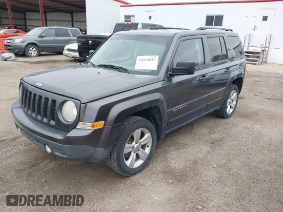 2016 Jeep Patriot High Altitude Edition with VIN 1C4NJRFB4GD617114, listed as a IAAI auction lot 42036037 with 106,205 mi miles. Bid and sale history available at carsss.com. Image 18.