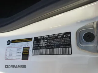 2018 Mercedes-Benz C 300 with VIN WDDWK4JB8JF698762, listed as a Copart auction lot 87129584 with 28,791 mi miles and Salvage Title. Bid and sale history available at DreamBid. Image 13.