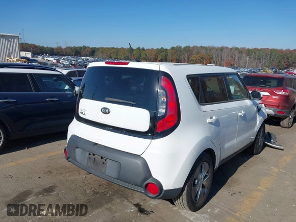 2014 Kia Soul with VIN KNDJN2A27E7089016, listed as a IAAI auction lot 40994947 with 143,939 mi miles. Bid and sale history available at carsss.com. Image 4.