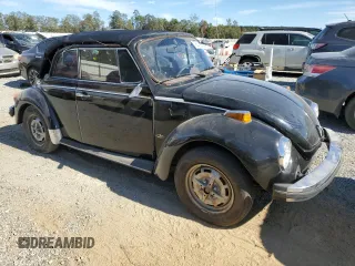 1979 Volkswagen Beetle with VIN 1592032684, listed as a Copart auction lot 76227954 with 74,029 mi miles and Non Repairable. Bid and sale history available at DreamBid. Image 4.
