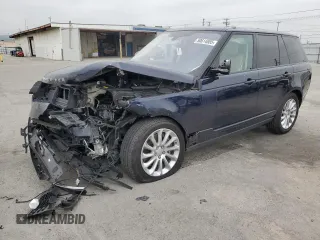 2020 Land Rover Range Rover HSE with VIN SALGS2RU8LA403337, listed as a Copart auction lot 50614885 with 25,836 mi miles and Salvage title. Bid and sale history available at DreamBid. Image 1.