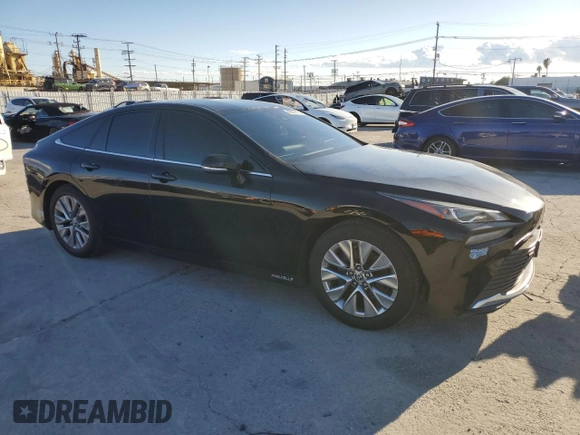 2021 Toyota Mirai XLE with VIN JTDAAAAA0MA001406, listed as a Copart auction lot 48431825 with 46,248 mi miles and Salvage Title. Bid and sale history available at carsss.com. Image 4.