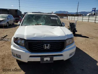 2014 Honda Ridgeline SE with VIN 5FPYK1F63EB011671, listed as a Copart auction lot 48214325 with 81,148 mi miles and Salvage Title. Bid and sale history available at carsss.com. Image 5.