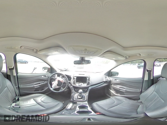 2013 Ford Escape Titanium with VIN 1FMCU9J98DUB55876, listed as a Copart auction lot 59786105 with 162,407 mi miles and Salvage title. Bid and sale history available at DreamBid. Image 15.