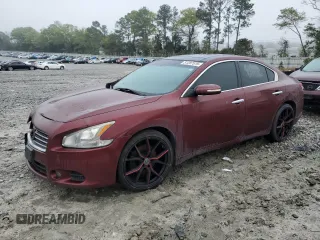 2011 Nissan Maxima SV with VIN 1N4AA5AP0BC801402, listed as a Copart auction lot 51287515 with 191,468 mi miles and Salvage Title. Bid and sale history available at DreamBid. Image 1.