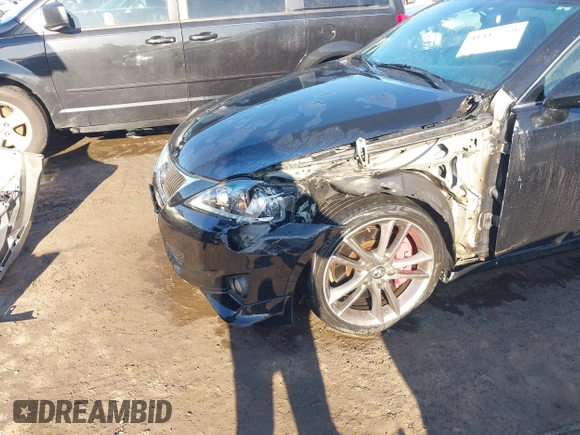 2011 Lexus IS with VIN JTHBE5C22B5026379, listed as a IAAI auction lot 41417759 with 143,063 mi miles. Bid and sale history available at carsss.com. Image 6.