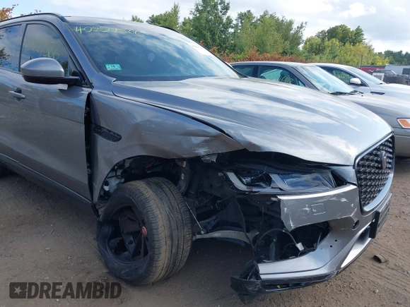2022 Jaguar F-Pace S with VIN SADCJ2EX0NA702000, listed as a IAAI auction lot 40229566 with 36,593 mi miles and . Bid and sale history available at DreamBid. Image 6.