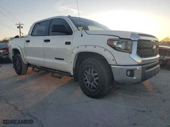 2018 Toyota Tundra 4WD SR5 with VIN 5TFDW5F17JX730977, listed as a Copart auction lot 80456974 with 108,364 mi miles and Salvage Title. Bid and sale history available at carsss.com. Image 4.