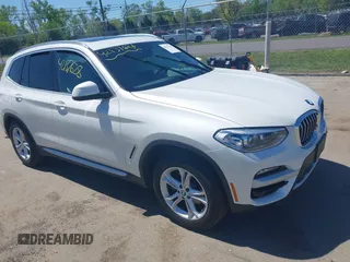 2020 BMW X3 xDrive30i z VIN 5UXTY5C01LLT32755, wystawiony jako IAAI lot #42137628 z przebiegiem Nie podano mil oraz . Historia ofert i sprzedaży dostępna na DreamBid. Obrazek 1.