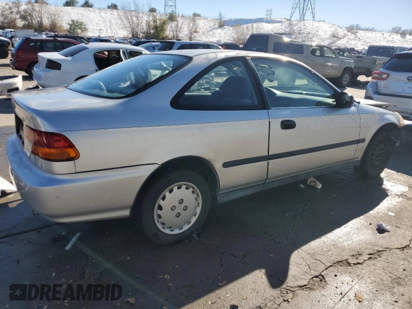 1997 Honda Civic DX with VIN 1HGEJ6127VL029010, listed as a Copart auction lot 79912244 with 268,453 mi miles and Salvage Title. Bid and sale history available at carsss.com. Image 3.