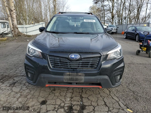 2019 Subaru Forester Sport with VIN JF2SKAKC9KH469030, listed as a Copart auction lot 48025295 with 74,613 mi miles and Salvage Title. Bid and sale history available at carsss.com. Image 5.