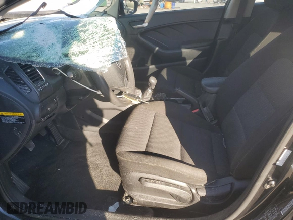 2017 Kia Forte LX with VIN 3KPFK4A77HE050159, listed as a Copart auction lot 48134215 with 0 mi miles and Salvage Title. Bid and sale history available at carsss.com. Image 7.