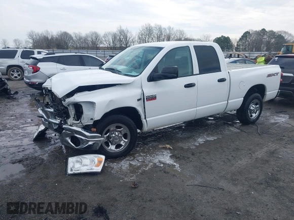2008 Dodge 2500 ST with VIN 3D7KR28D98G247824, listed as a IAAI auction lot 41576723 with 199,506 mi miles and . Bid and sale history available at DreamBid. Image 2.
