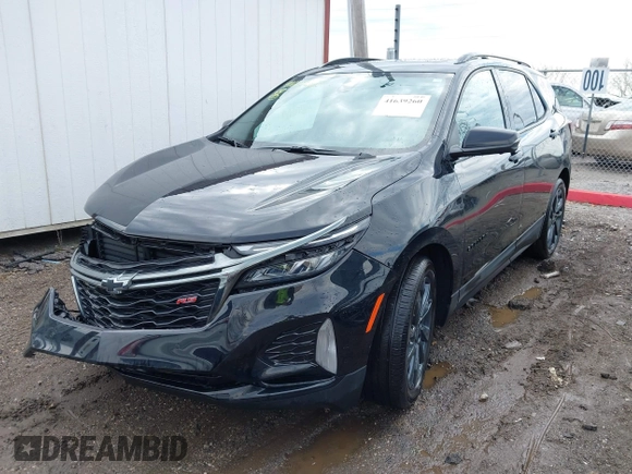 2023 Chevrolet Equinox RS with VIN 3GNAXMEG8PL251348, listed as a IAAI auction lot 41639260 with 20,794 mi miles. Bid and sale history available at carsss.com. Image 2.