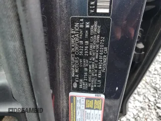 2015 Kia K900 Luxury with VIN KNALW4D49F6020752, listed as a Copart auction lot 87214904 with 94,793 mi miles and Salvage Title. Bid and sale history available at carsss.com. Image 12.