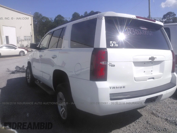 2016 Chevrolet Tahoe LT z VIN 1GNSCBKC4GR164108, wystawiony jako IAAI lot #23020061 z przebiegiem Nie podano mil oraz . Historia ofert i sprzedaży dostępna na DreamBid. Obrazek 3.