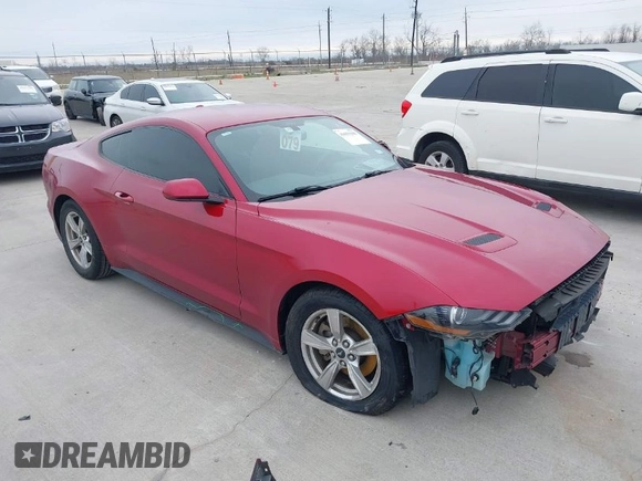 2020 Ford Mustang EcoBoost with VIN 1FA6P8TH1L5124541, listed as a IAAI auction lot 41631181 with 35,726 mi miles. Bid and sale history available at carsss.com. Image 1.
