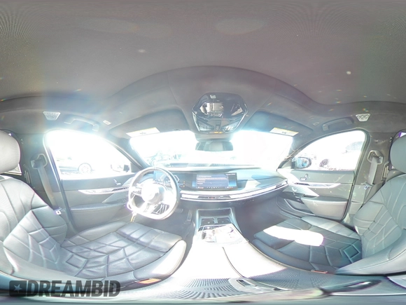 2023 BMW 7 Series 760i xDrive with VIN WBA33EJ09PCN46611, listed as a Copart auction lot 44601795 with 28,497 mi miles and Salvage title. Bid and sale history available at DreamBid. Image 15.