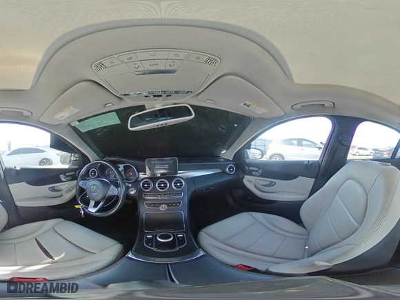 2017 Mercedes-Benz C-Class C 300 with VIN 55SWF4JB7HU182582, listed as a Copart auction lot 48505385 with 94,781 mi miles and Salvage Title. Bid and sale history available at carsss.com. Image 13.