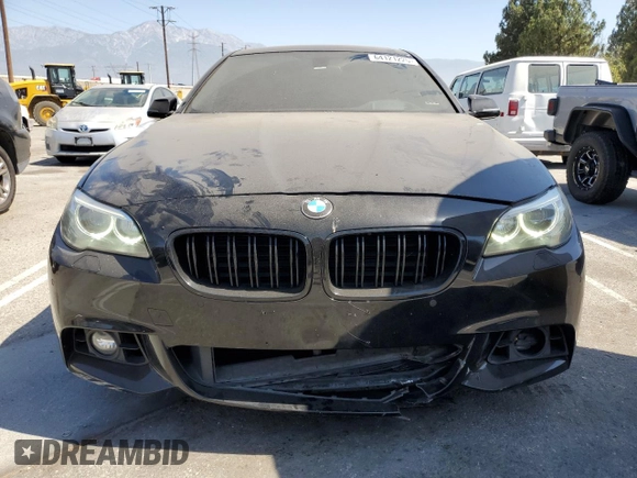 2016 BMW 5 Series 535i with VIN WBA5B1C52GG552692, listed as a Copart auction lot 64121225 with 114,708 mi miles and Salvage title. Bid and sale history available at DreamBid. Image 5.