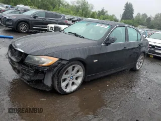 2006 BMW 3 Series 330i with VIN WBAVB335X6PS11566, listed as a Copart auction lot 58345225 with 152,952 mi miles and Salvage title. Bid and sale history available at DreamBid. Image 1.