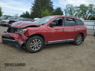 2013 Nissan Pathfinder SL with VIN 5N1AR2MM2DC679322, listed as a Copart auction lot 54982035 with Not provided miles and Salvage title. Bid and sale history available at DreamBid. Image 1.