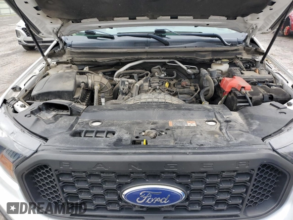2020 Ford Ranger XL with VIN 1FTER4FH6LLA64756, listed as a Copart auction lot 55722235 with 82,537 mi miles and Salvage title. Bid and sale history available at DreamBid. Image 11.