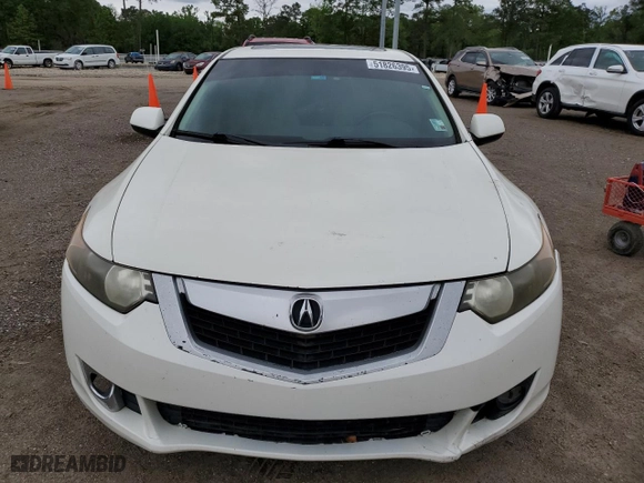 2010 Acura TSX with VIN JH4CU2F6XAC034325, listed as a Copart auction lot 51826395 with 189,032 mi miles and Salvage Title. Bid and sale history available at carsss.com. Image 5.
