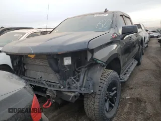 2019 Chevrolet Silverado 1500 Custom Trail Boss with VIN 3GCPYCEF3KG283045, listed as a Copart auction lot 83906664 with 60,393 mi miles and Salvage Title. Bid and sale history available at carsss.com. Image 1.