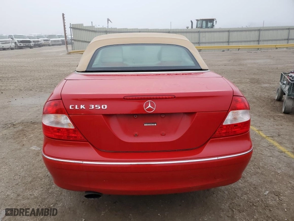 2007 Mercedes-Benz CLK-Class 3.5L with VIN WDBTK56F77F225926, listed as a Copart auction lot 86714454 with 116,501 mi miles and Clean Title. Bid and sale history available at carsss.com. Image 6.