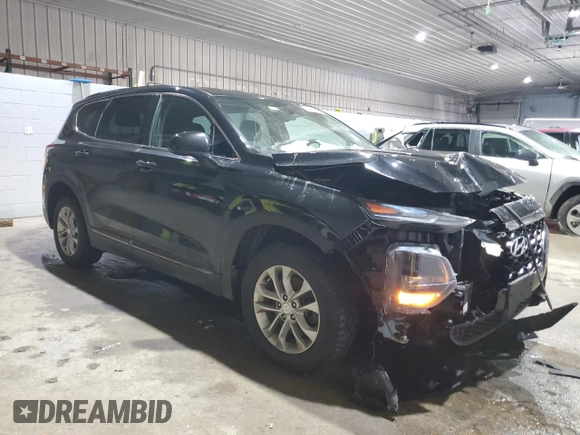 2019 Hyundai Santa Fe SEL with VIN 5NMS3CAD3KH008163, listed as a Copart auction lot 47119455 with 121,131 mi miles and Salvage Title. Bid and sale history available at carsss.com. Image 4.