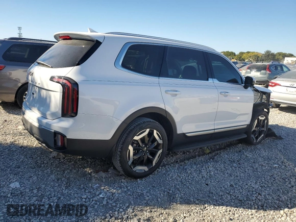 2024 Kia Telluride EX with VIN 5XYP34GC9RG564038, listed as a Copart auction lot 87789455 with 3,922 mi miles and Salvage Title. Bid and sale history available at DreamBid. Image 3.