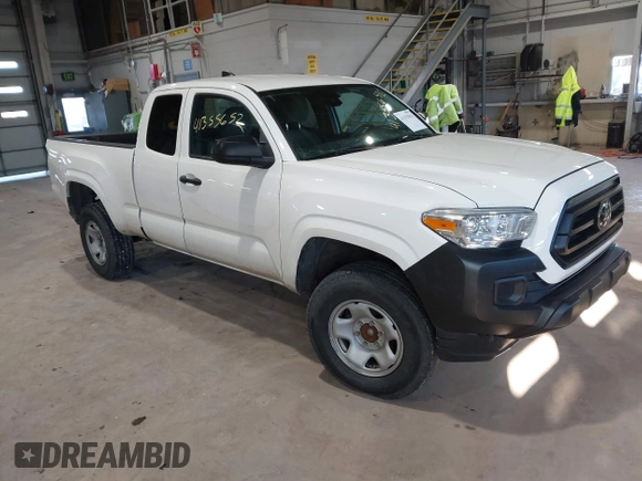 2021 Toyota Tacoma SR with VIN 3TYRX5GN3MT025810, listed as a IAAI auction lot 41355652 with 83,924 mi miles and . Bid and sale history available at DreamBid. Image 1.