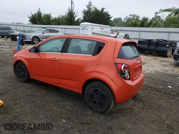 2012 Chevrolet Sonic LT with VIN 1G1JC6SBXC4200709, listed as a Copart auction lot 59656395 with 85,289 mi miles and Clean title. Bid and sale history available at DreamBid. Image 2.