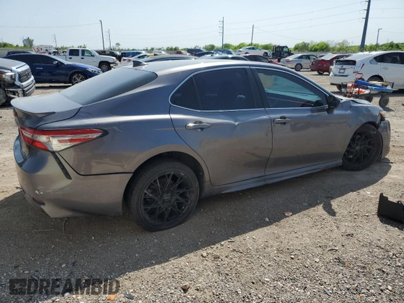 2019 Toyota Camry LE with VIN 4T1B11HK5KU842695, listed as a Copart auction lot 50763895 with 84,187 mi miles and Salvage Title. Bid and sale history available at carsss.com. Image 3.