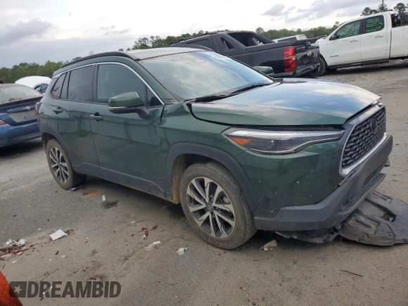 2023 Toyota Corolla Cross XLE с VIN 7MUDAAAG4PV038098, выставлен на аукционе Copart как лот 57906915 с пробегом 73 569 миль миль и Списание • Salvage title. История ставок и продаж доступна на DreamBid. Изображение 4.