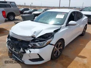 2020 Nissan Sentra SV with VIN 3N1AB8CV3LY228477, listed as a IAAI auction lot 41879199 with 70,304 mi miles. Bid and sale history available at carsss.com. Image 17.