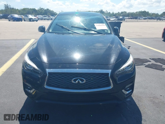 2019 Infiniti Q50 Sport with VIN JN1EV7AP8KM543137, listed as a IAAI auction lot 42602595 with 37,523 mi miles and . Bid and sale history available at DreamBid. Image 6.