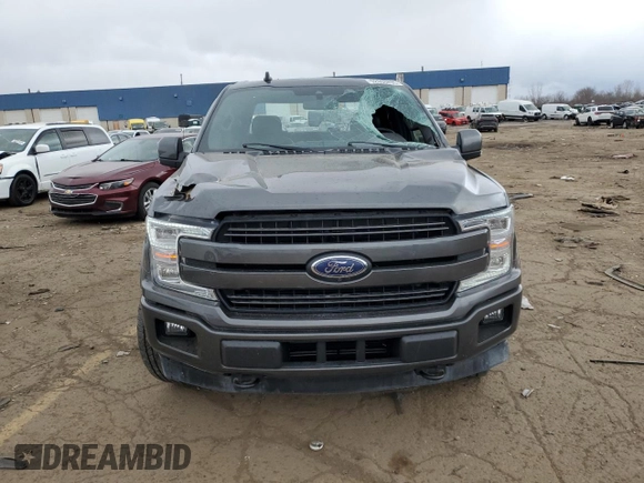 2020 Ford F-150 XL with VIN 1FTEW1E41LFB46351, listed as a Copart auction lot 52606835 with 62,158 mi miles and Salvage title. Bid and sale history available at DreamBid. Image 5.