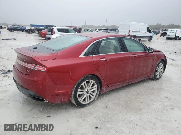 2016 Lincoln MKZ with VIN 3LN6L2G98GR634146, listed as a Copart auction lot 46396495 with 48,433 mi miles and Salvage Title. Bid and sale history available at carsss.com. Image 3.