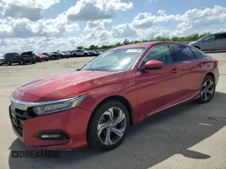 2018 Honda Accord EX-L z VIN 1HGCV1F5XJA101356, wystawiony jako Copart lot #51877185 z przebiegiem 80 538 mil mil oraz Szkoda całkowita • Salvage title. Historia ofert i sprzedaży dostępna na DreamBid. Obrazek 1.