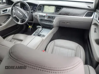 2018 Genesis G80 5.0L Ultimate with VIN KMHGN4JF2JU236231, listed as a Copart auction lot 82004244 with 38,868 mi miles and Salvage Title. Bid and sale history available at carsss.com. Image 8.