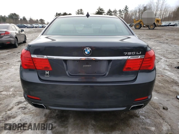 2011 BMW 7 Series 750Li xDrive with VIN WBAKC8C57BC434453, listed as a Copart auction lot 46473665 with 129,354 mi miles and Clean Title. Bid and sale history available at carsss.com. Image 6.