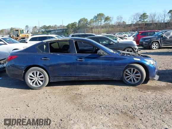 2018 Infiniti Q50 RED SPORT 400 with VIN JN1FV7AR9JM481641, listed as a IAAI auction lot 42040600 with 40,840 mi miles. Bid and sale history available at carsss.com. Image 13.