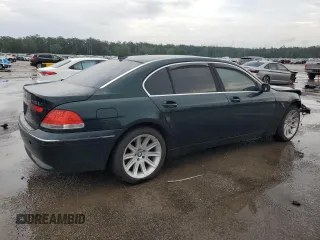 2003 BMW 7 Series 745Li z VIN WBAGN63473DR11860, wystawiony jako Copart lot #54340025 z przebiegiem Nie podano mil oraz Szkody całkowita. Historia ofert i sprzedaży dostępna na DreamBid. Obrazek 3.